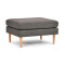 Isla Pie De Cama Puff Apoyapies Otomano Tokio GRIS