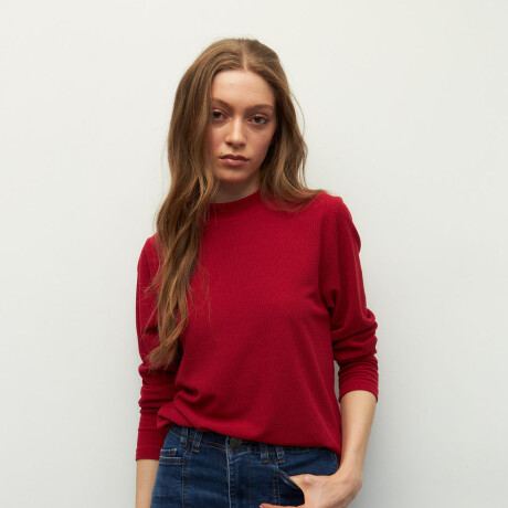 POLERA MARCIA Rojo Oscuro