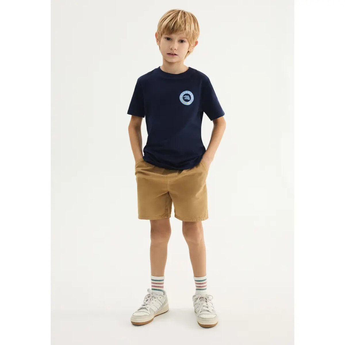 CAMISETA MM MASC - AZUL ESCURO 