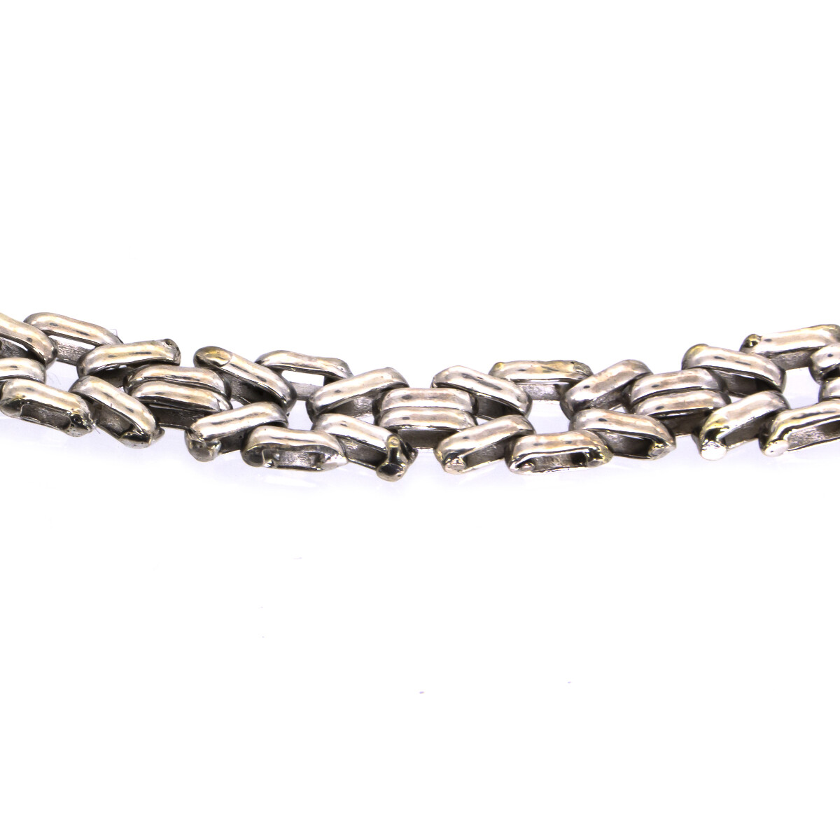 Gargantilla de plata 925 y double en oro 18 ktes, GRIEGA. 