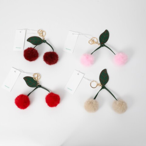 COLGANTE DE PELUCHE CON FORMA DE CEREZA COLGANTE DE PELUCHE CON FORMA DE CEREZA