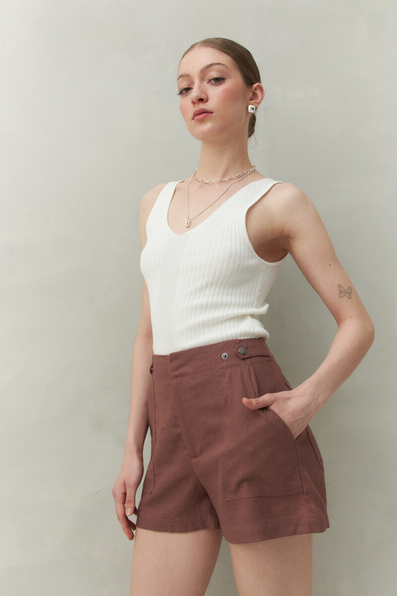 SHORT NILS Chocolate