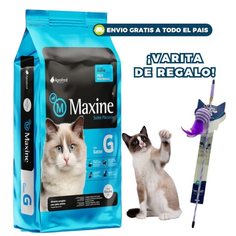 MAXINE GATOS ADULTOS 7.5 KG + VARITA CON CASCABEL DE REGALO