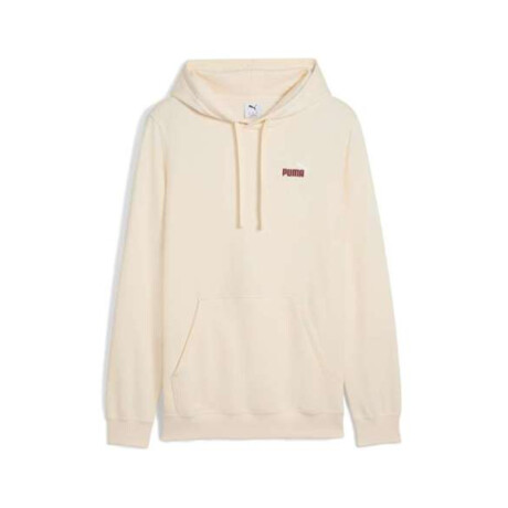 Abrigo Ess 2 Color Small N°1 Logo Hoodie Tr de Hombre Crema