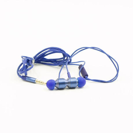 AURICULARES CON CABLE IN EAR MF023 AZULES AURICULARES CON CABLE IN EAR MF023 AZULES