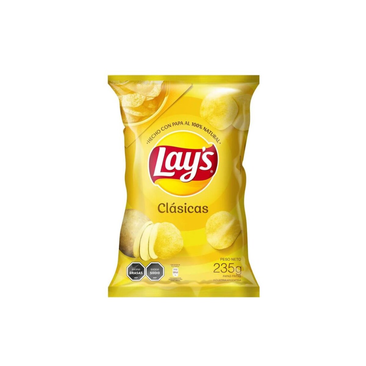 PAPAS LAY'S 235GRS CLASICA 