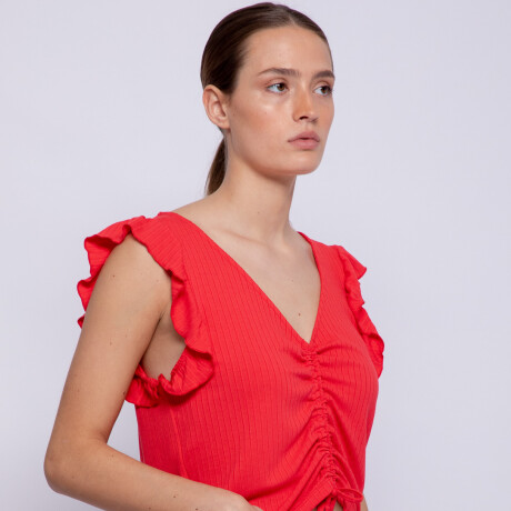 REMERA FERRARA Rojo Brillante