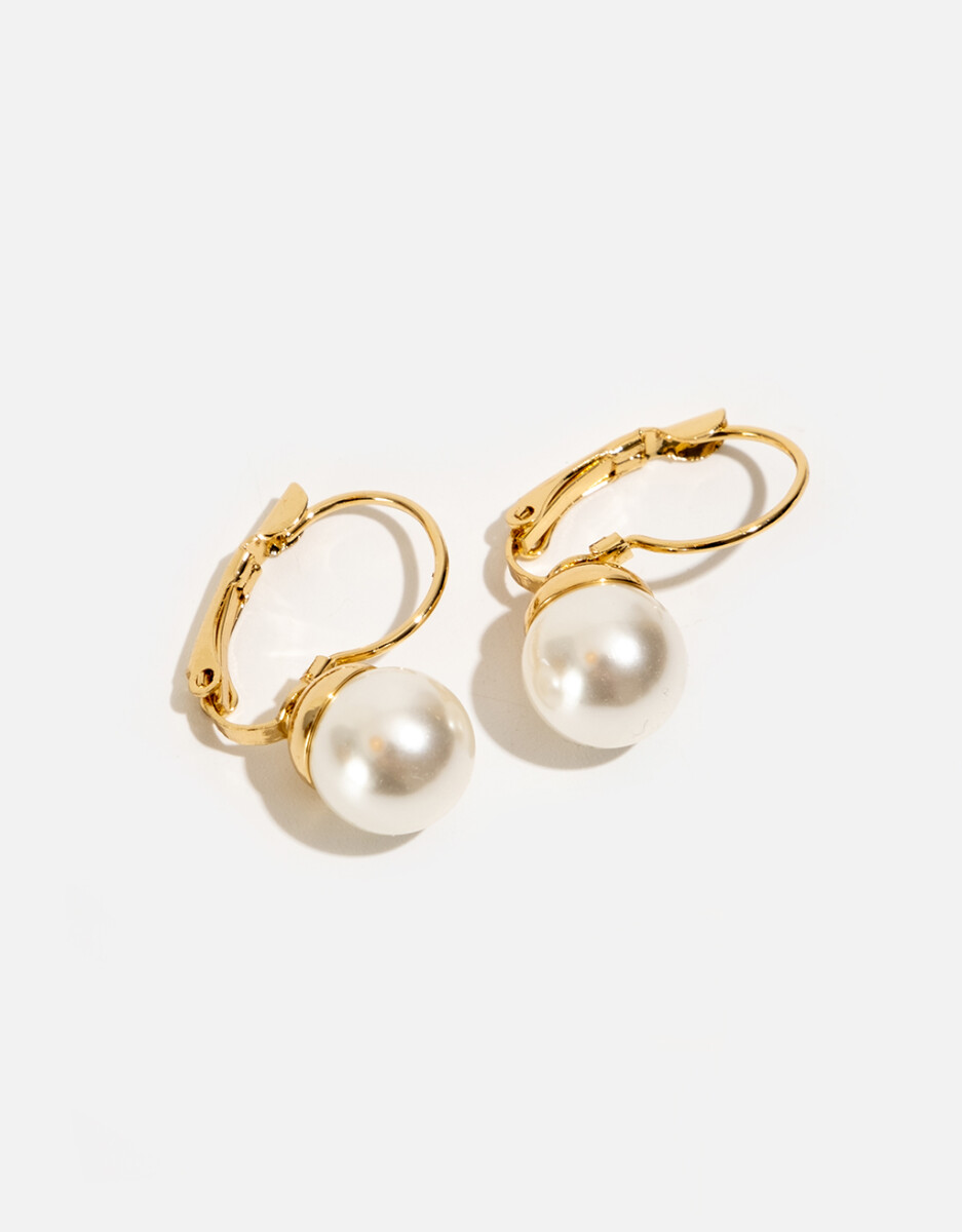Aros Con Perlas 