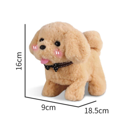 Perro Peluche con Movimiento Sonido y Accesorios