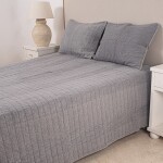 Cubrecama Col.Finezza Serena Gris Twin - Twin Plus