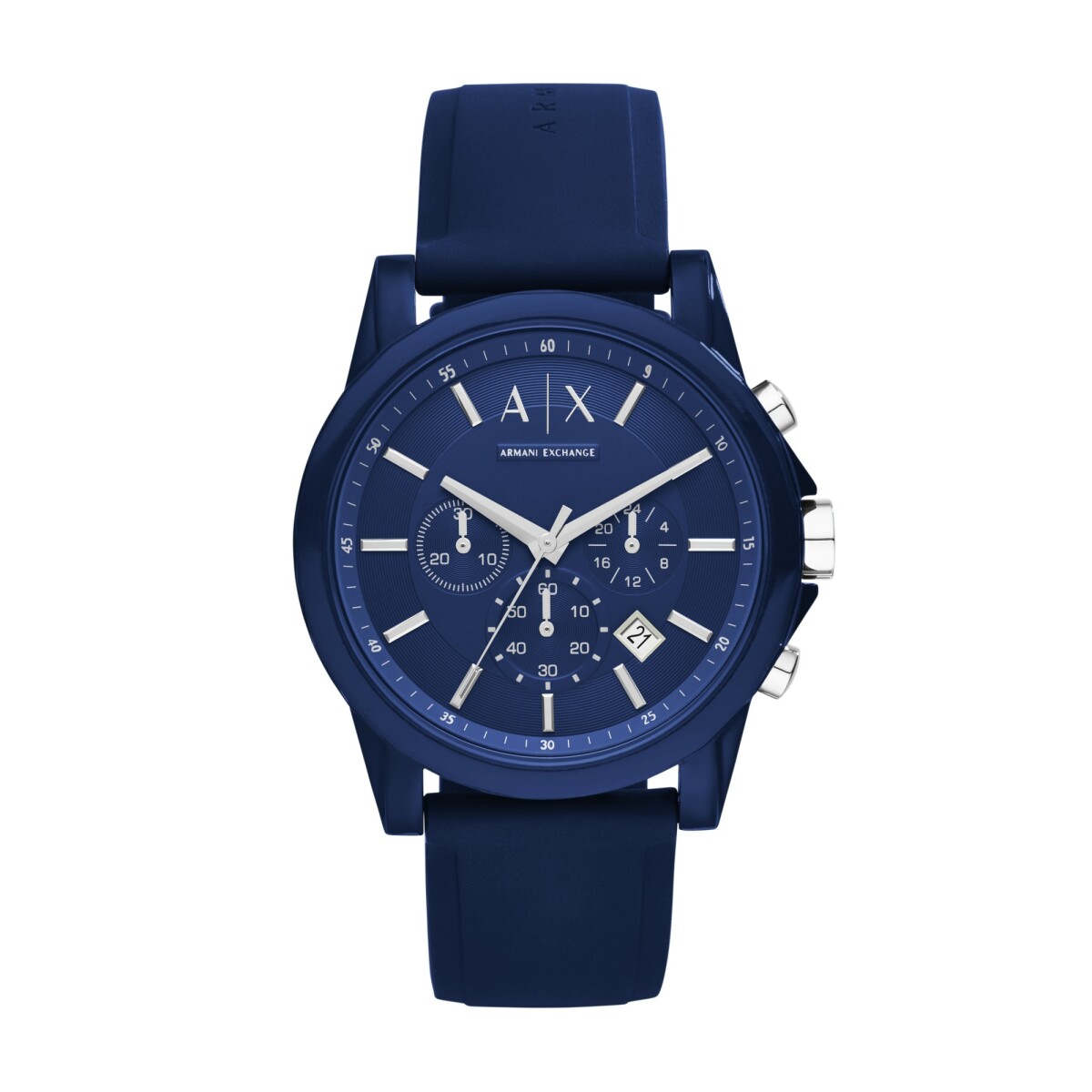 Reloj Armani Exchange Fashion Silicona Azul 