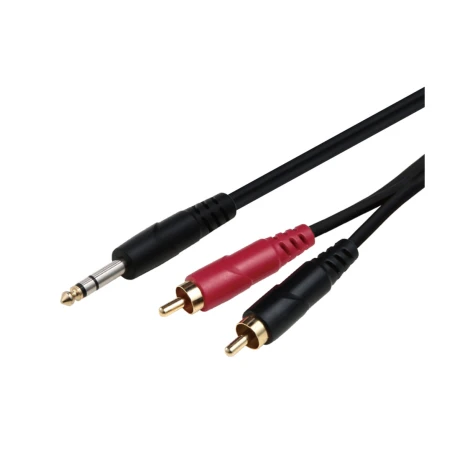 CABLE ADAPTADOR SOUNDKING BJJ249 6.35 A 2X RCA M 3 METROS CABLE ADAPTADOR SOUNDKING BJJ249 6.35 A 2X RCA M 3 METROS