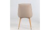 Silla BRUNA en PU Beige