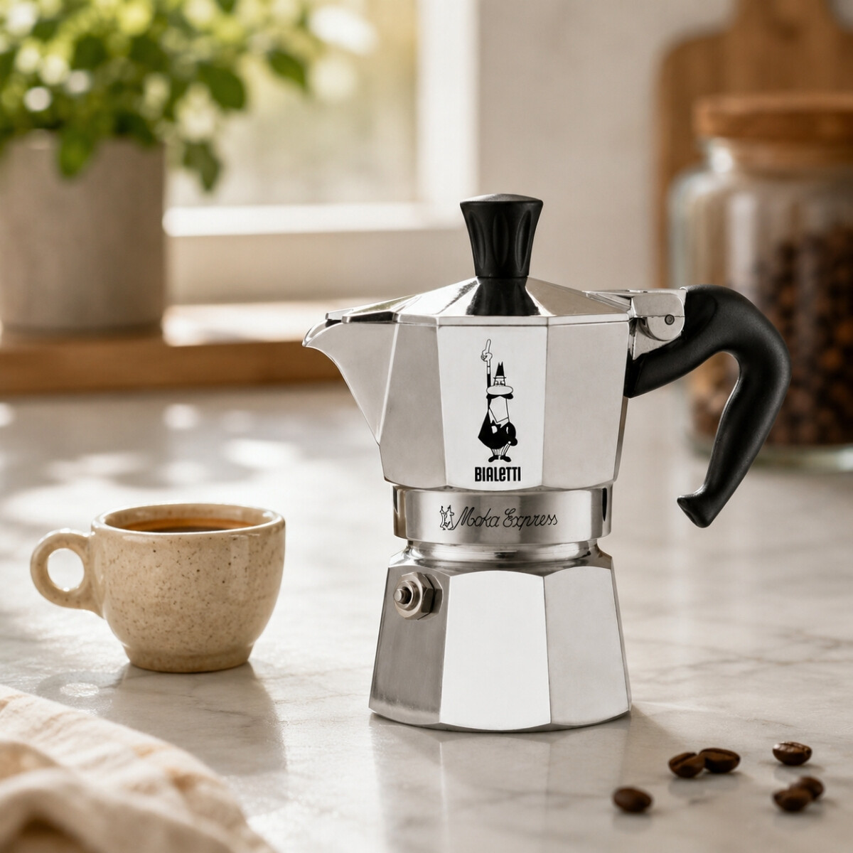 Cafetera Moka Express 130ml 3 Tazas Bialetti 