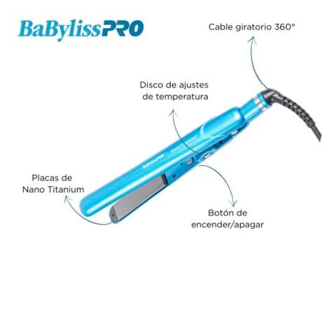 Plancha alisadora Babyliss Nano titanium BABNT9555UZ