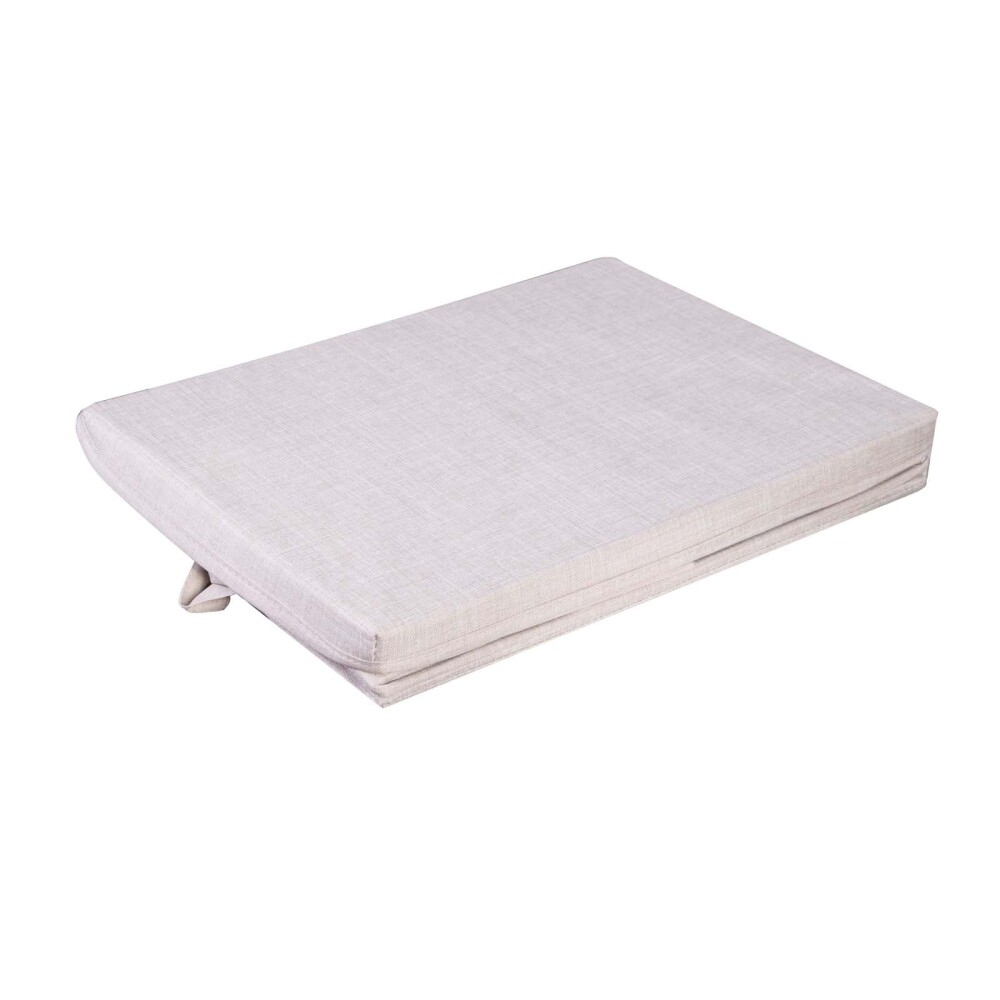 CAJA ORG PLEGABLE C/TAPA POLIESTER NATURAL-BEIGE BOX