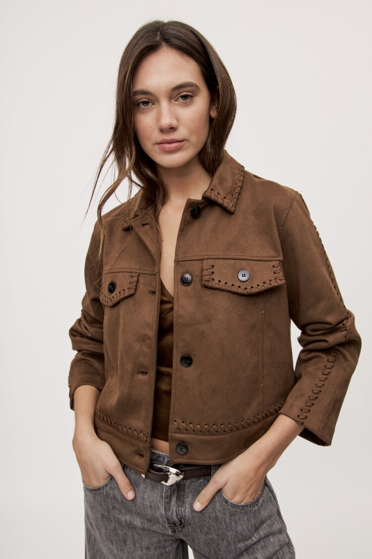 CAMPERA HICKOK Marrón oscuro