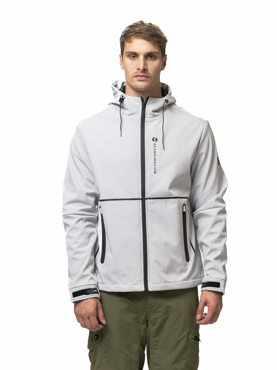 Campera Neopreno Scandinavian Santa Fe - Gris Claro 