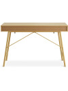 Escritorio LINDVED 48x120 2 cajones color roble Escritorio LINDVED 48x120 2 cajones color roble