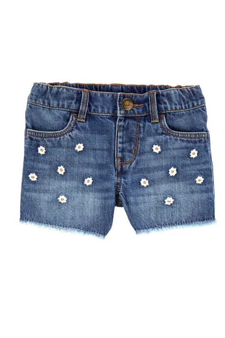Short de jean con bordado. Talles 2-5T Short de jean con bordado. Talles 2-5T