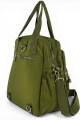 Bolso mochila y morral verde