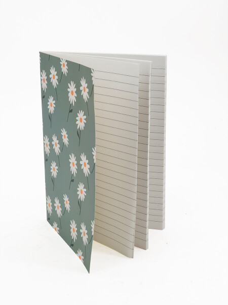 LIBRETAS A5 MARGARITAS VERDE