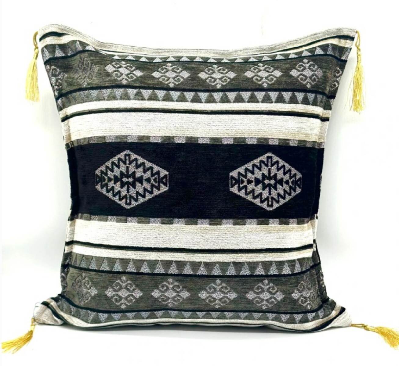 Funda Almohadón Alanya - Negro y blanco 