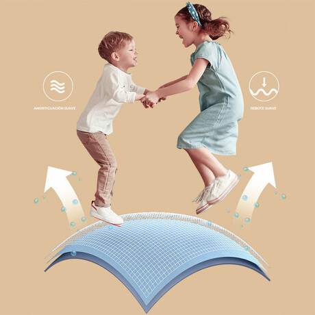 Cama Elástica 1.40m + Hamaca + Bolsa Box + Aro + Acc Celeste
