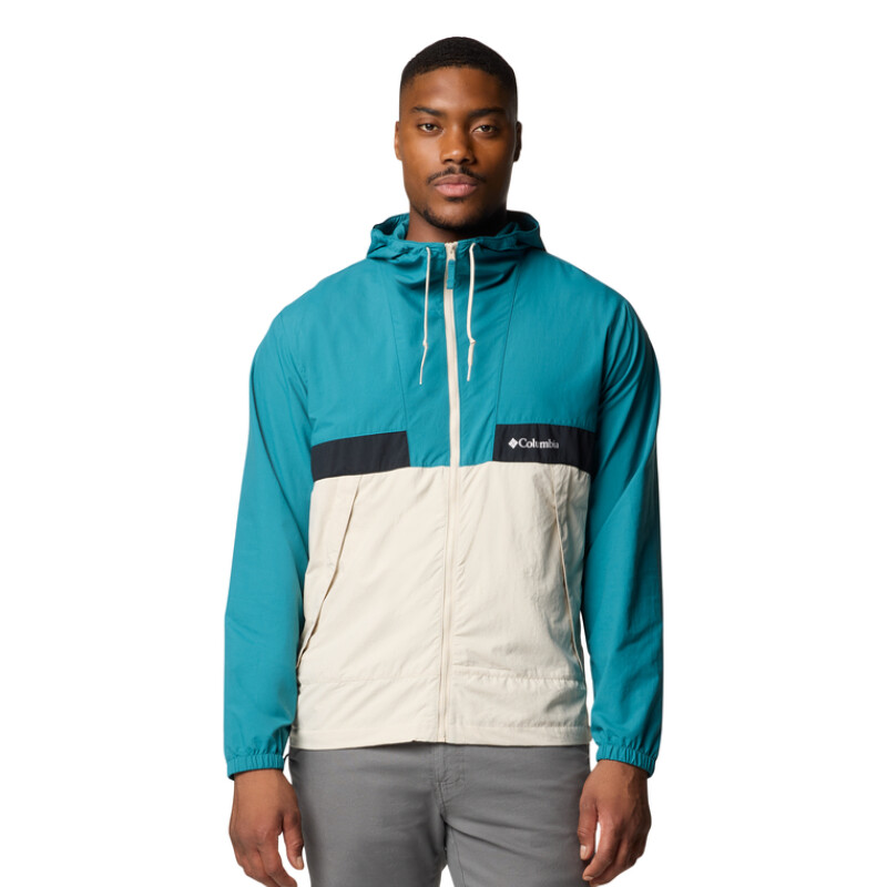 Campera Spire Valley Hooded Hombre River Blue, Circular Linescape