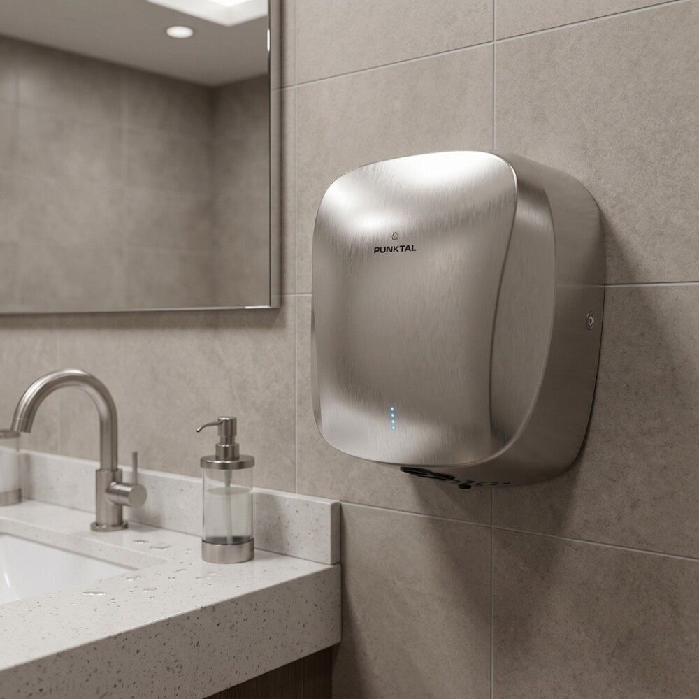Secador de manos Inox - Modelo AR-7590 SM - Punktal Secador de manos Inox - Modelo AR-7590 SM - Punktal