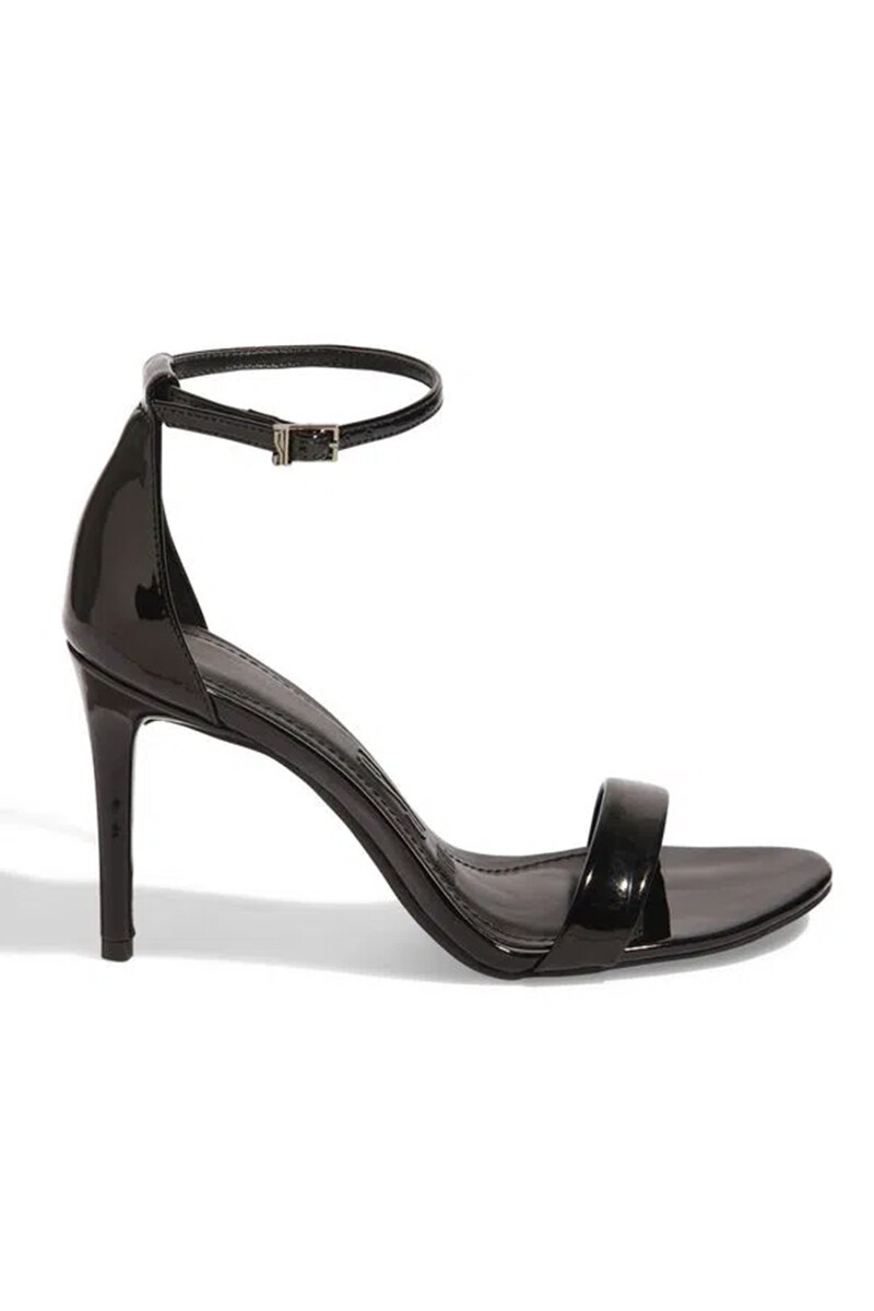 Sandalia Clásica Charol - Negro 