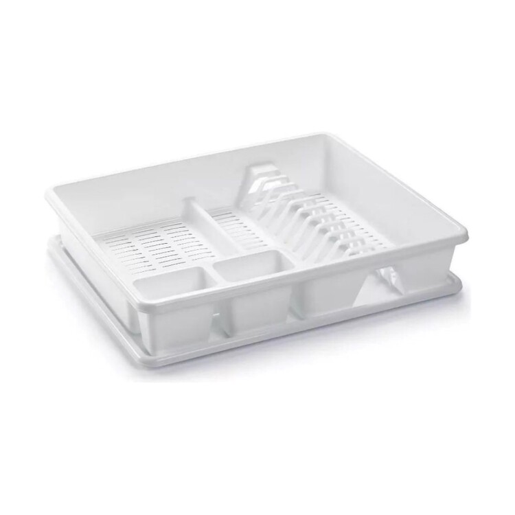 ESCURRIDOR PLÁSTICO CON BANDEJA BLANCO