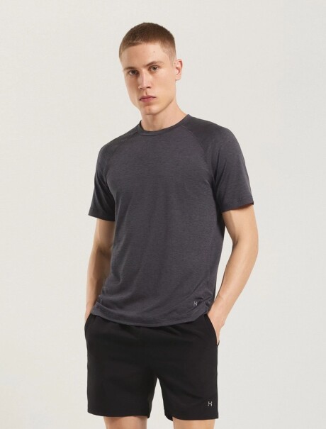 CAMISETA SPORT EASY CARE MODELO MOOVE NEGRO