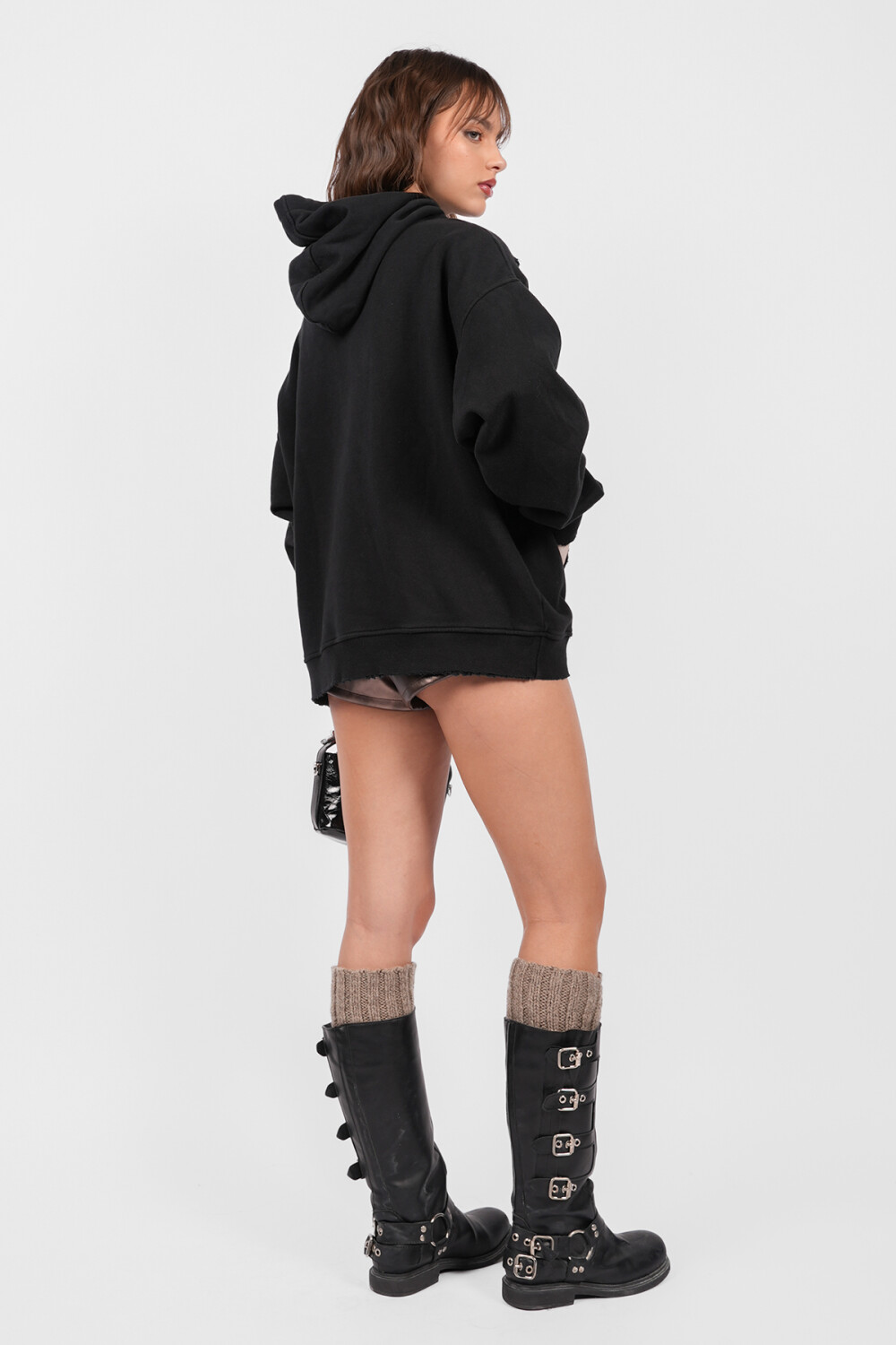 Hoodie Rip Negro