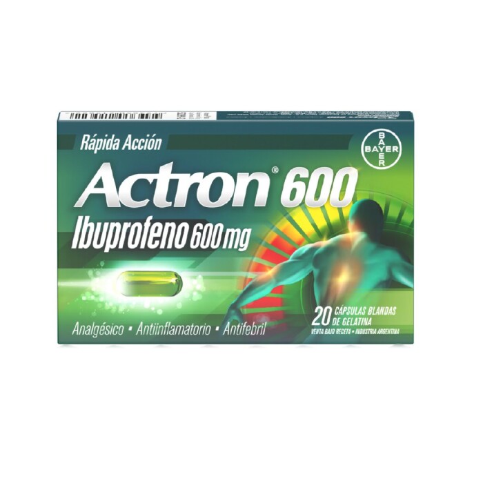 ACTRON 600 CJ X 20 CÁPS. única