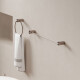 TOALLERO RECTO METAL SIGNATURE BRONCE CEPILLADO 60CM BRONCE-ROSE GOLD