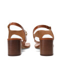 Sandalias de Mujer Bottero Taco Medio Marrón Caramelo