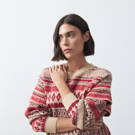 SWEATER<br /> HUANCAYO Beige Melange
