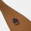 Cartera Al Hombro Leaf en Efecto Cuero Charol Taupe