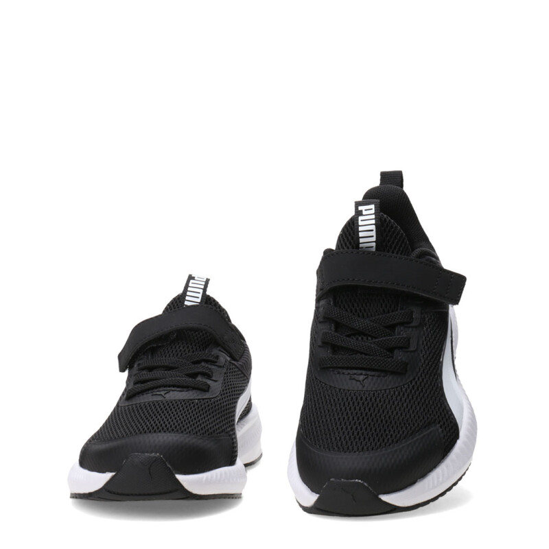 Championes de Niños Puma Flyer 4 Ac+ Ps Negro - Blanco