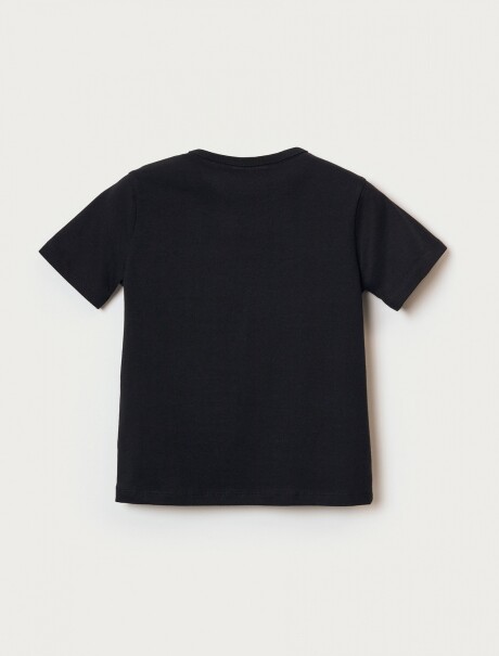 CAMISETA BÁSICA UNISSEX REGULAR NEGRO