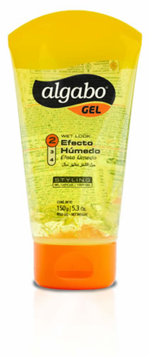 Gel Capilar Algabo Efecto Húmedo 150g | Fijación Media y Toque Natural