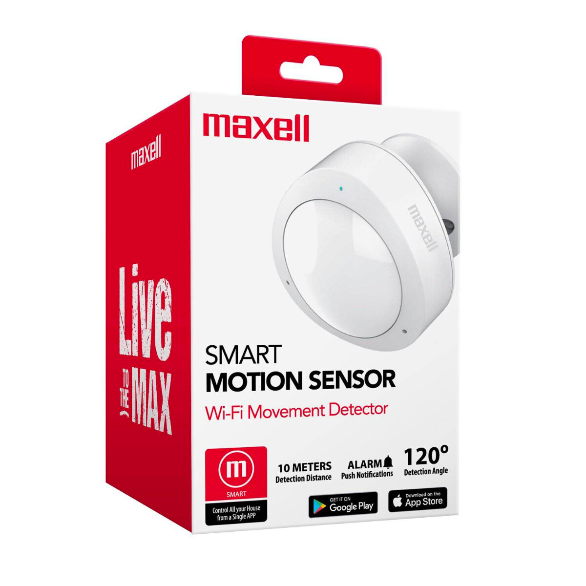 SENSOR DE MOVIMIENTO INTELIGENTE MAXELL Blanco