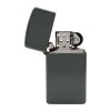 Encendedor ZIPPO 49527 Slim Flat Grey Lighter - ZP495235 grisuniforme