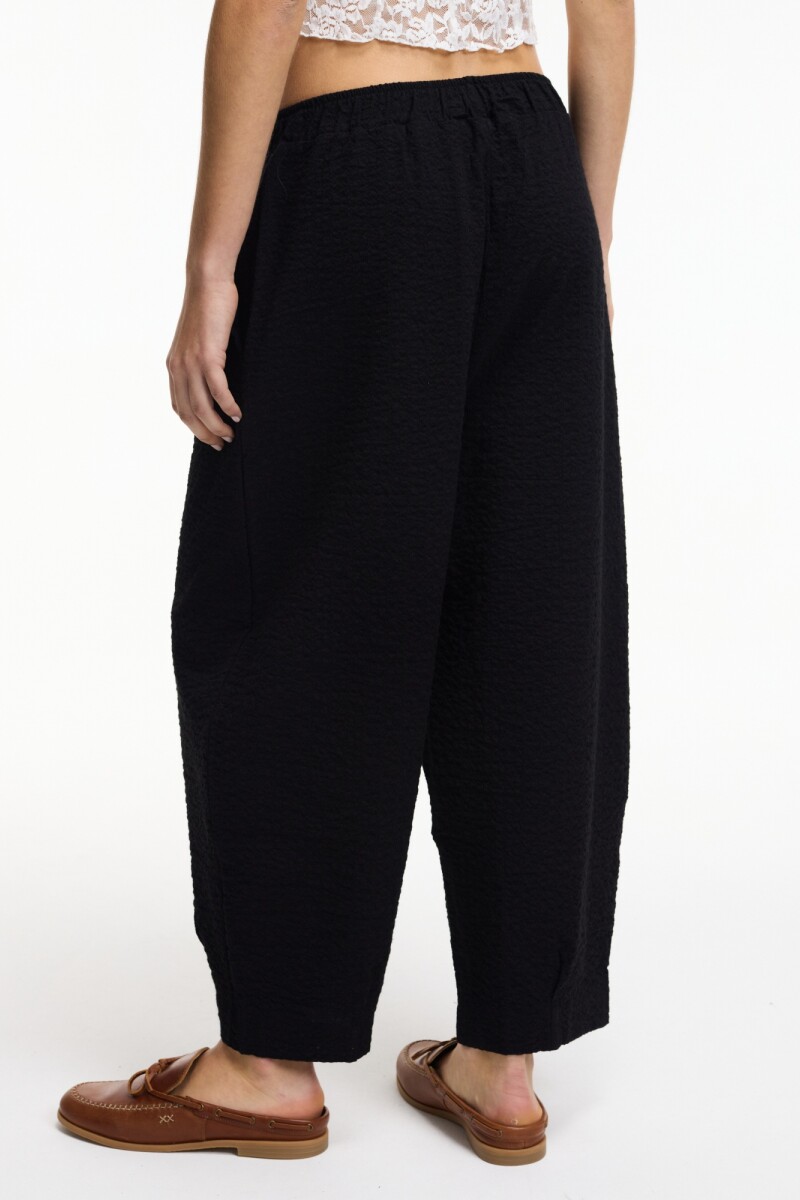 Pantalón bianco Negro