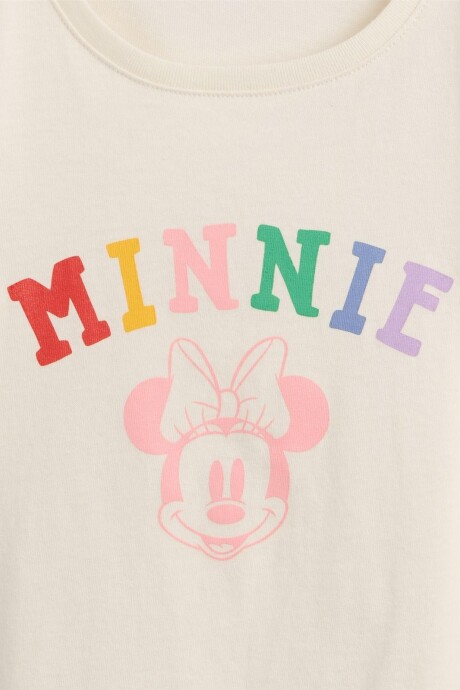 Remera Disney Manga Corta Toddler Niña Minnie Mouse