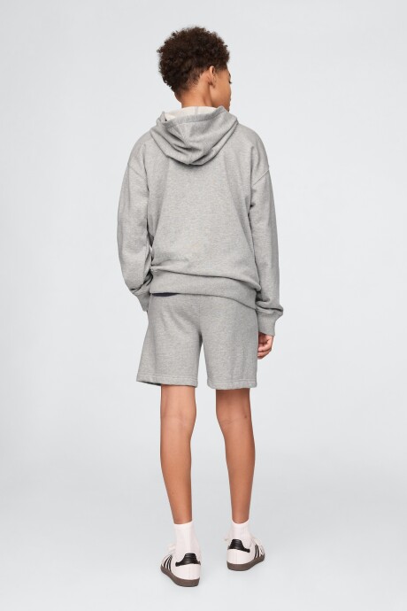 Short Deportivo Logo Gap Niño Light Heather Grey