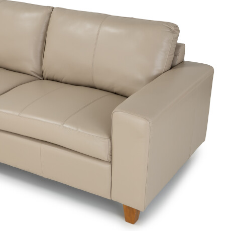 Sofá Royale - Cuero Básico - 3 cuerpos 519 (Beige)