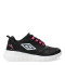 Championes de Mujer Umbro Nalad Negro - Fucsia - Blanco