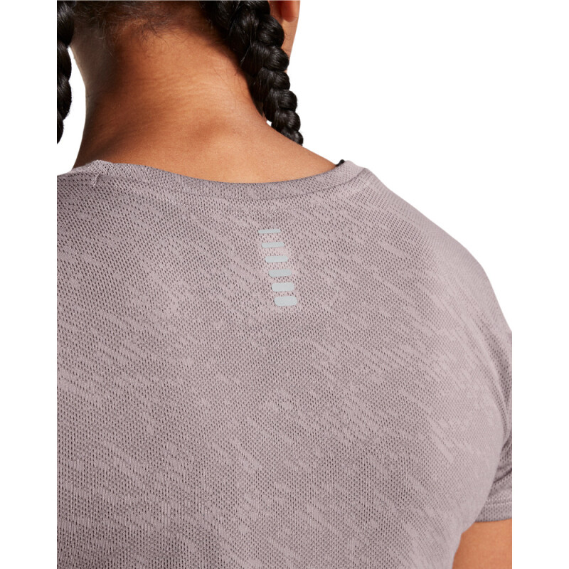 UA Launch Camo Shortsleeve-PPL GRY-015